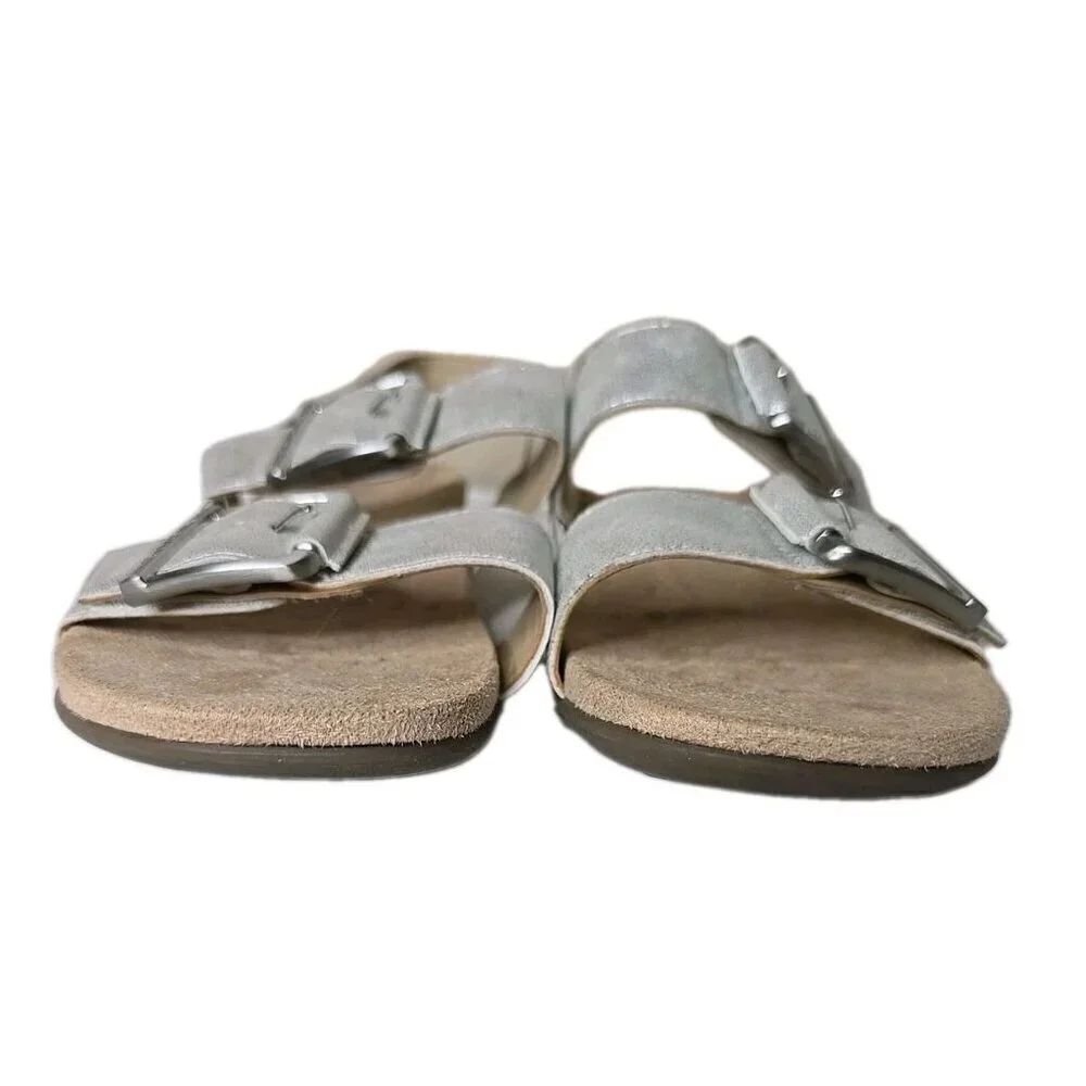 Vionic Reese NWOB Women's Slingback Sandal Silver Size 8.5 Medium NEW